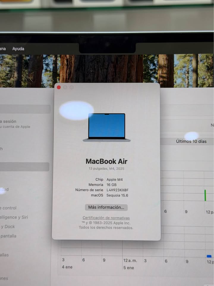 MacBook Air M4 (2025) – 13.6” – 16GB RAM – 256GB – Azul